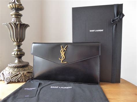 ysl uptown pouch chain|saint laurent uptown leather pouch.